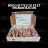 Brochettes de filet mignon bacon