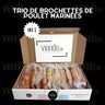 Trio de Brochettes de Poulet