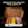 Brochettes mixtes BBQ