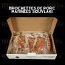 Brochettes de porc marinées souvlaki
