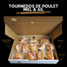 Tournedos de poulet miel & ail